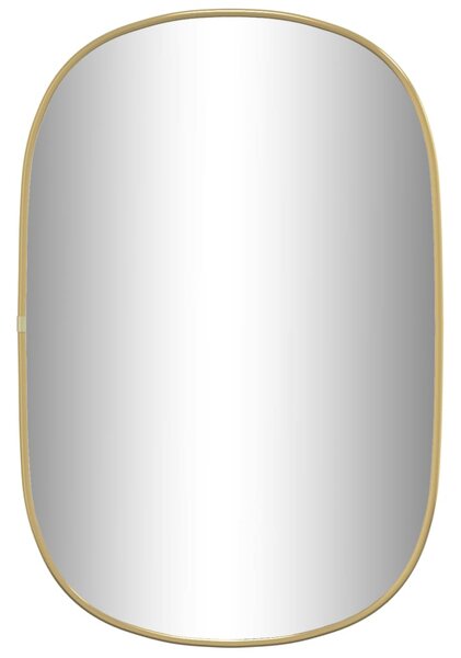Oglindă de perete, auriu, 60x40 cm