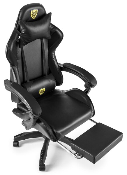Scaun de gaming negru, VORTEX