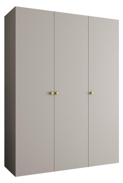 Dulap de haine 150 cm Parna 1 (Cașmir + Auriu). 1125876