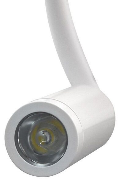 Aplica flexibila de interior, LED COB, 3W, lumina alb neutra, 150lm, IP20, alb