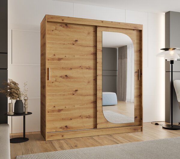 Dulap de haine 180 cm Lulu (Stejar artisan). 1125977