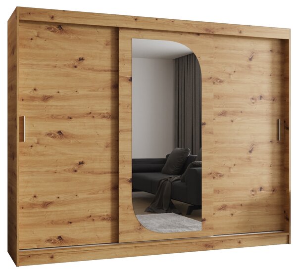 Dulap de haine 250 cm Lulu (Stejar artisan). 1125985