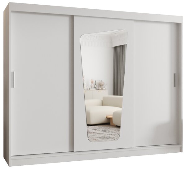 Dulap de haine 250 cm Mokka (alb). 1126040