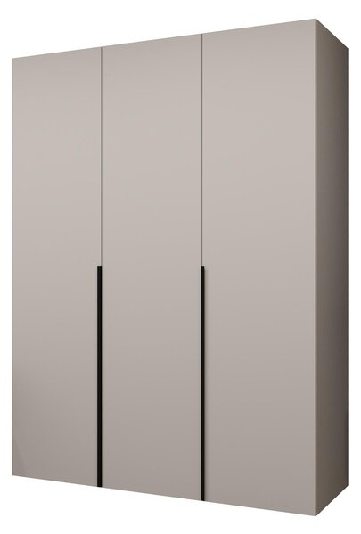 Dulap de haine 150 cm Alice 1 (Cașmir + Negru). 1126110
