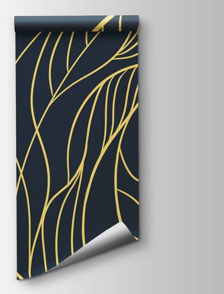 Fototapet Design galben și negru, Fototapet abstracte, Fototapet populare, t01047v1 - Tapeko.ro