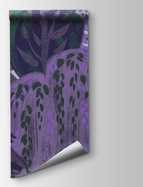 Fototapet Copaci violet și verde, Fototapet natură, Fototapet populare, t01033v1 - Tapeko.ro