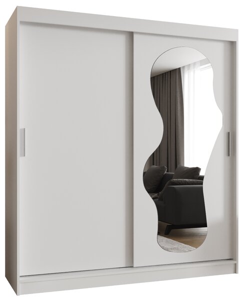 Dulap de haine 180 cm Ulta (alb). 1126325