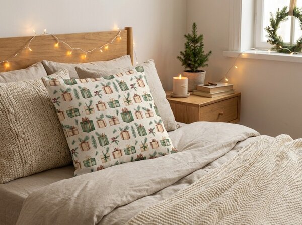 Fata de perna din polybumbac MERRY GIFTS POLY 45x45 cm, colorat