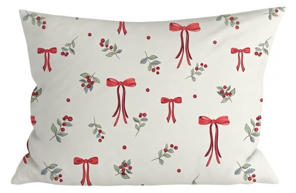 Husa de perna din policoton HOLLY BOWS POLY 50x70 cm, colorat