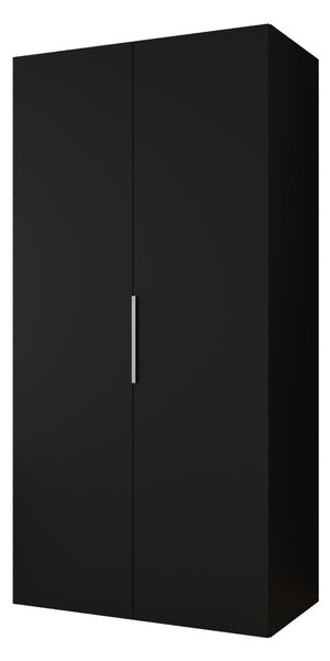 Dulap de haine 100 cm Mirabella 1 (Negru + Cașmir). 1126342