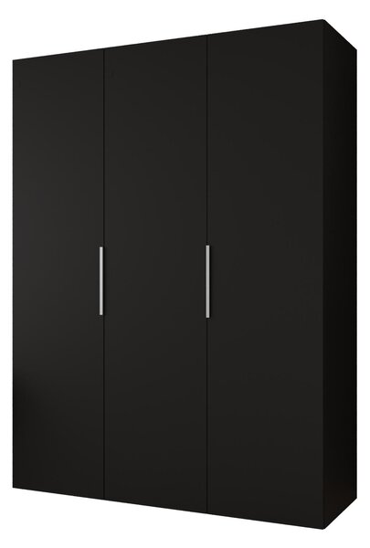 Dulap de haine 150 cm Mirabella 1 (Negru + Cașmir). 1126353