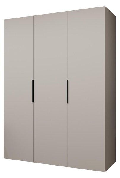 Dulap de haine 150 cm Mirabella 1 (Cașmir + Negru). 1126355