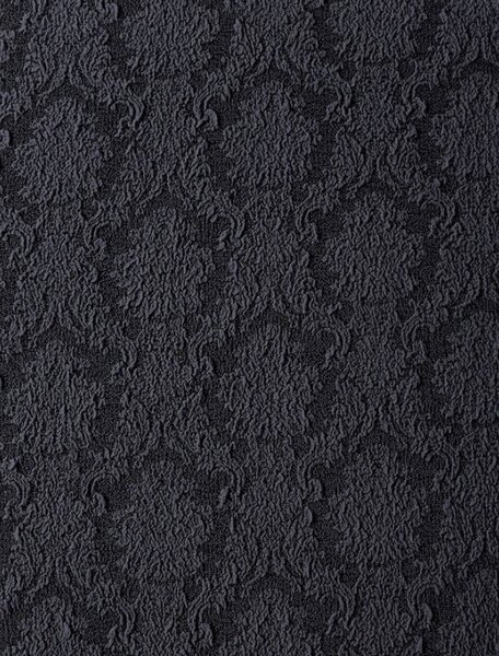Set 6 Huse Elastice pentru Scaune cu volanas Jacquard, Gri inchis