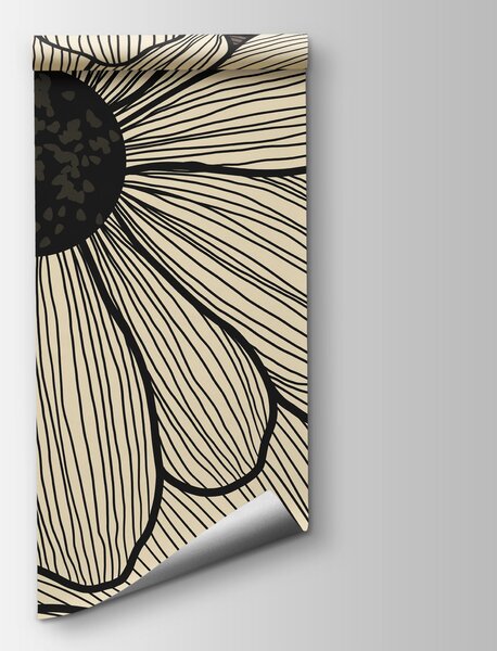 Fototapet Motive florale în nuanțe delicate, Fototapet flori, Fototapet populare, t00779v3 - Tapeko.ro