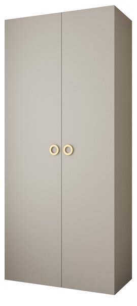 Dulap de haine 110 cm Carmela 40-1 (Cașmir + Auriu). 1126508