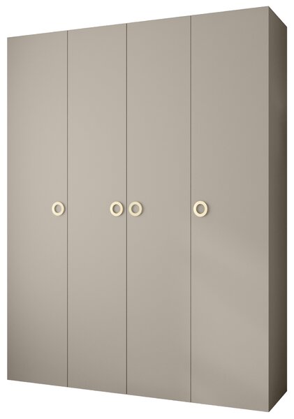 Dulap de haine 190 cm Carmela 40-1 (Cașmir + Auriu). 1126540