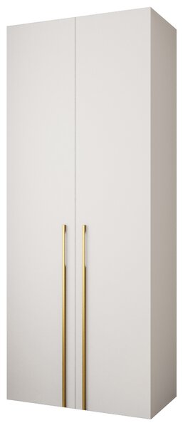 Dulap de haine 100 cm Carmela 50-3 (alb + Auriu). 1126766
