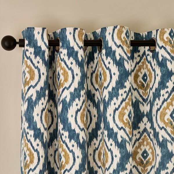Draperii albastre 2 buc. 168x229 cm Suri Geo – Pineapple Elephant