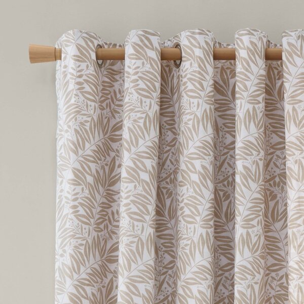 Draperii maro deschis 2 buc. 168x229 cm Sorrel Leaves – Catherine Lansfield