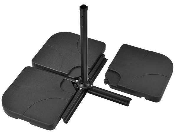 Juskys Set greutati umbrela 4 buc - negru