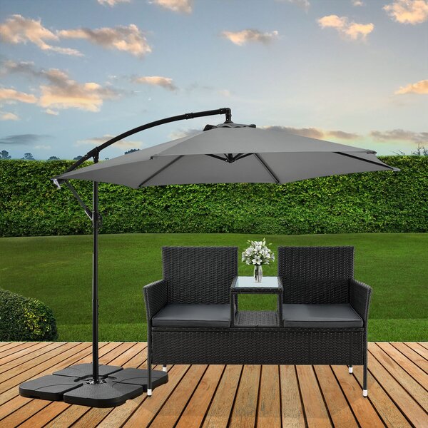 Juskys Set greutati umbrela 4 buc - negru