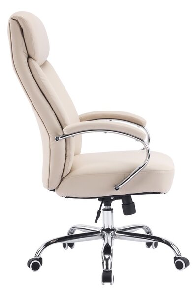 Scaun de birou directorial Venza Bej 70x65x117-124 cm