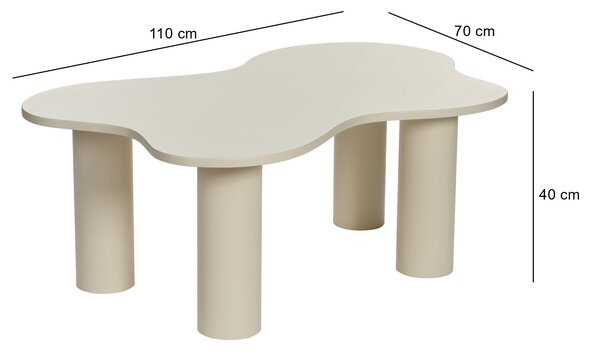 Măsuță cafea Blumingdel (crem). 1127491