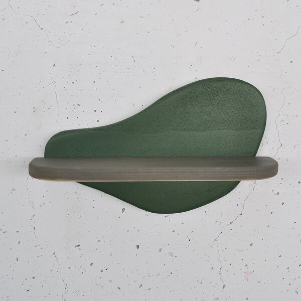 Raft de perete Mehehe (verde închis + gri). 1127535