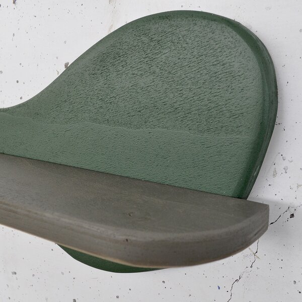 Raft de perete Mehehe (verde închis + gri). 1127535