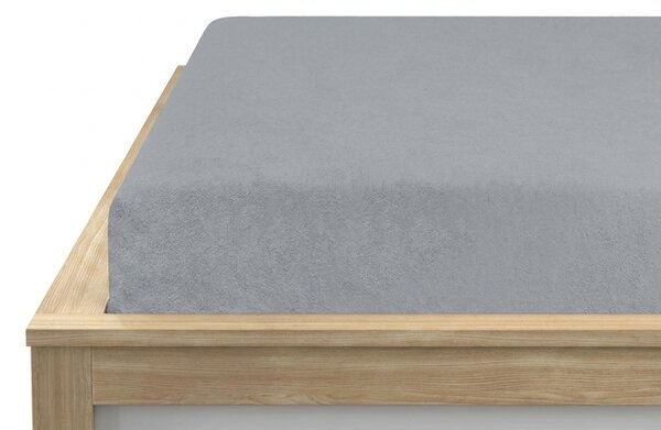 Cearsaf Frote MOLTON gri 90 x 200 cm