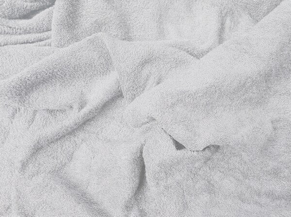 Cearsaf fleece elastic MOLTON argintiu 90 x 200 cm