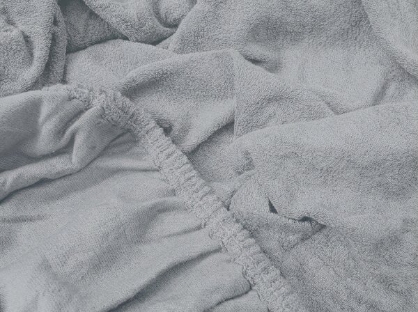 Cearsaf Frote MOLTON gri 90 x 200 cm