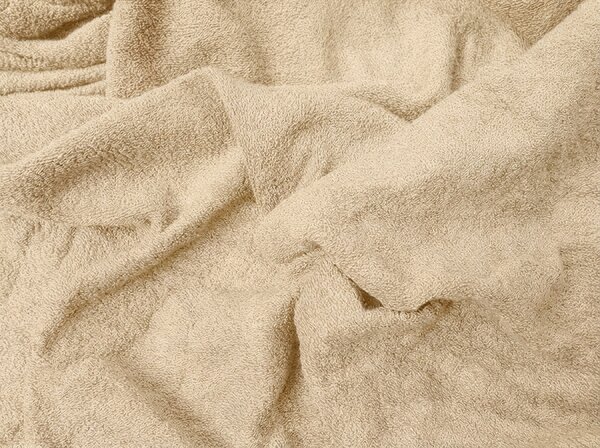 Cearsaf fleec napinaci MOLTON bej 90 x 200 cm