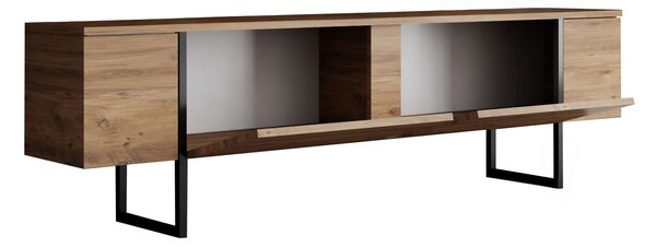 Masă TV Luxurento (Pin Negru). 1127705