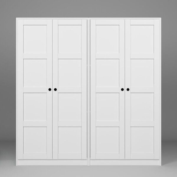 Dulap de haine Luckiny W (alb). 1127778