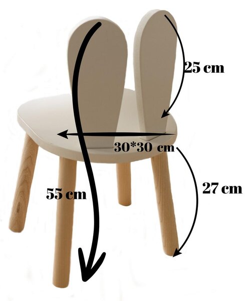 Scaun pentru copii Bunnie 1 (alb). Promo -8%. 1124208