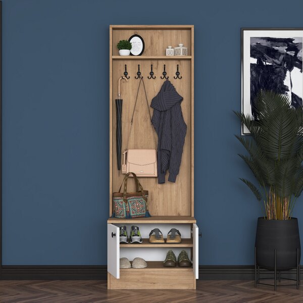 Set mobilier hol Montorio (nuc + alb). 1127563