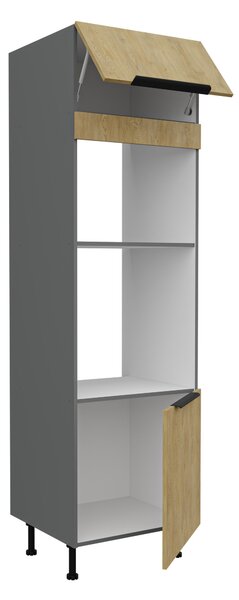 Dulap bucătărie pentru cuptor Carminia 60 DPM-215 2F (stejar cremona + antracit). 1127955