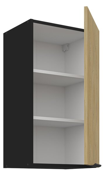 Dulap superior de bucătărie Carminia 40 G-72 1F (stejar cremona + negru). 1128010