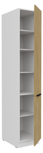 Dulap bucătărie pentru alimente Carminia 40 DK-210 2F (stejar cremona + alb). 1128083