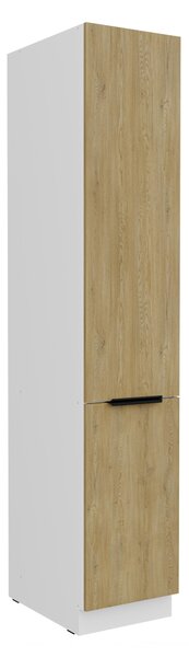 Dulap bucătărie pentru alimente Carminia 40 DK-210 2F (stejar cremona + alb). 1128083