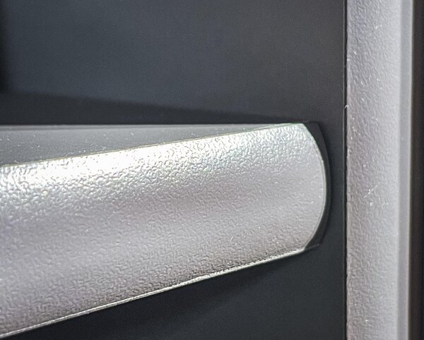 Dulap cu rafturi Mablo (antracit + stejar artisan + negru). 1097702