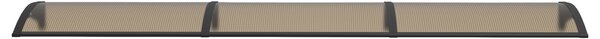 Copertină PREMIUM 300x80 cm, placă 6 mm dintr-o bucată – Negru/Bronz