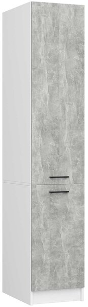 Dulap de bucătărie Organo S 40/205 (alb + beton). Promo -13%. 1117502