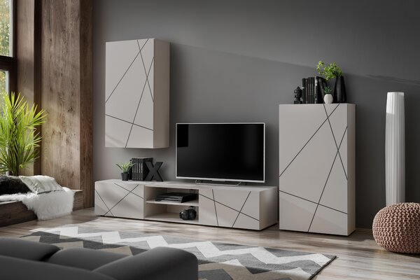 Mobilier living Gaolino 2 (cașmir + negru). 1118822