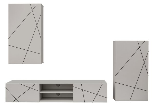 Mobilier living Gaolino 2 (cașmir + negru). 1118822