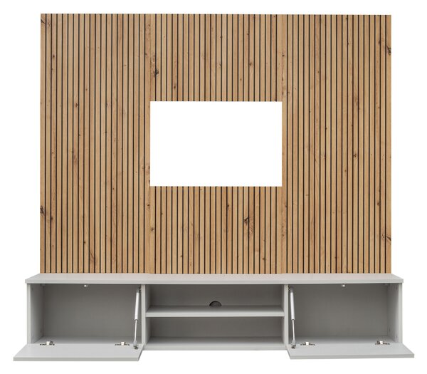 Mobilier living Xavus L2 (perla grey + stejar artisan). 1118832