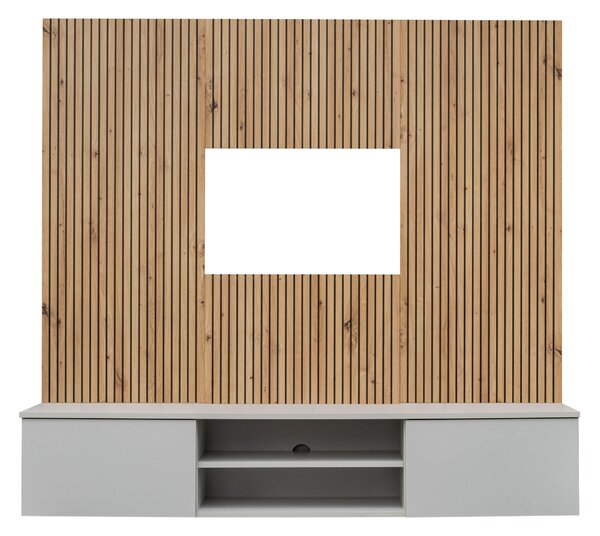 Mobilier living Xavus L2 (perla grey + stejar artisan). 1118832