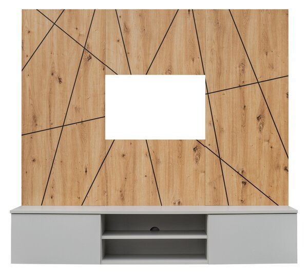 Mobilier living Xavus G2 (perla grey + stejar artisan). 1118836