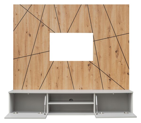 Mobilier living Xavus G2 (perla grey + stejar artisan). 1118836